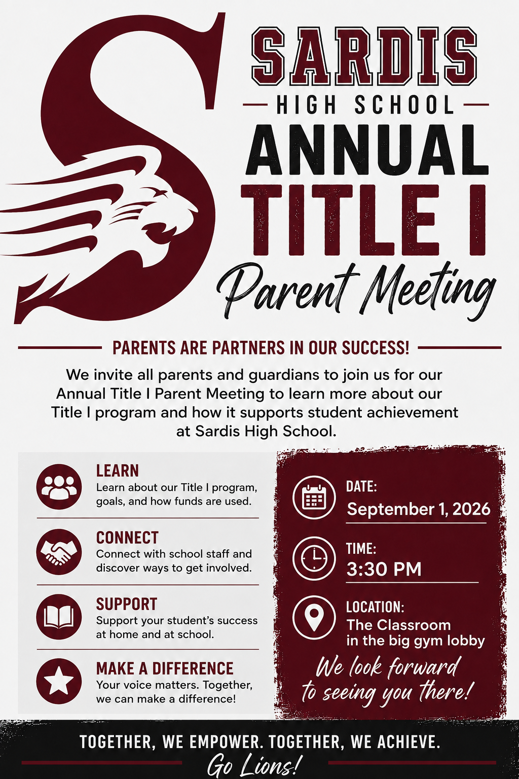 Title I Parent Meeting